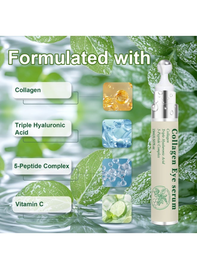 LANEMAY Collagen Eye Cream Anti-Wrinkle Anti-Age Remove Dark Circles Eye Care Against Puffiness And Bags Hydrate Eye Care Cream - Image 2